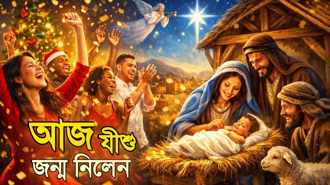 আজ জন্ম নিলেন যীশু | Joyful Gospel Dance Song | Christmas Celebration Song 2026