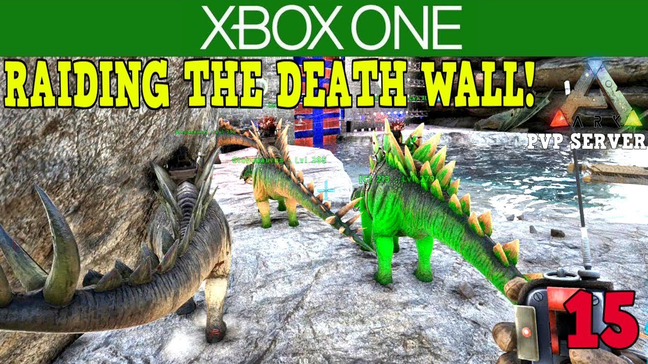 RAGNAROK WATERFALL CAVE RAID!- XBOX ONE ARK PVP SERVER! - ARK SURVIVAL EVOLVED [ 15 ]