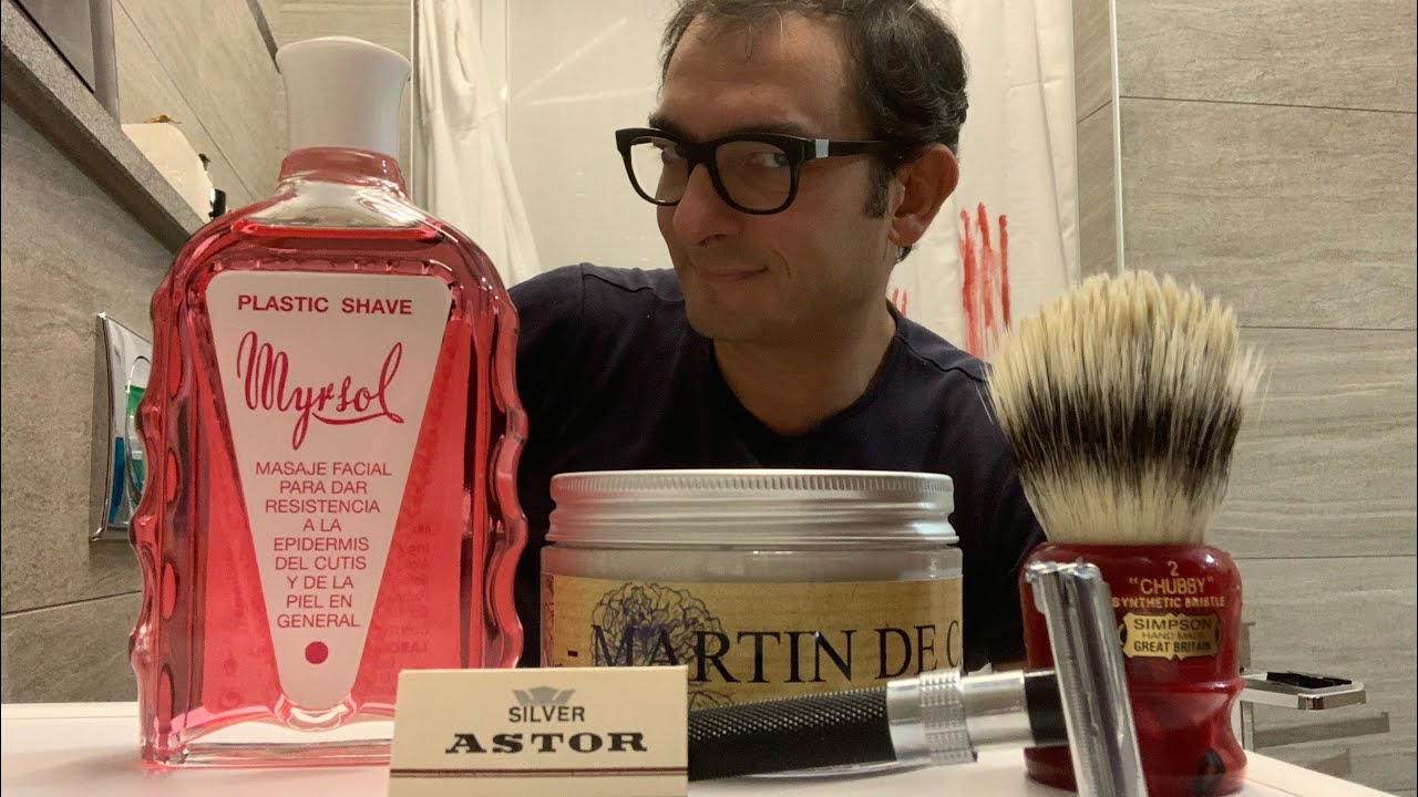 Parker 96R - Astor Silver - Martin De Candre Rose - Chubby2 Synth - Myrsol Plastic Shave