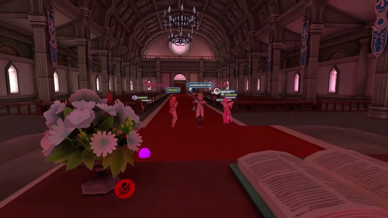 Wedding event in VRCHAT be like