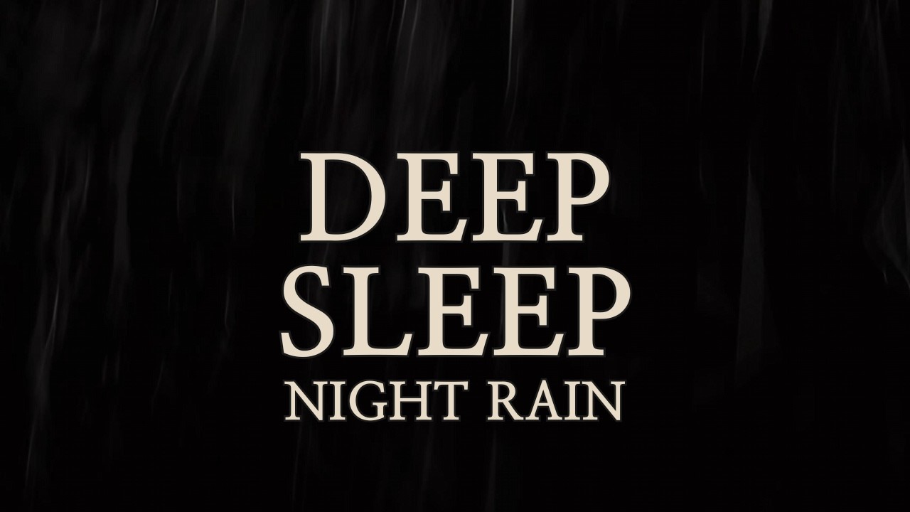 Night Rain Ambience LIVE 🌙 Soft Rain & Gentle Wind for Deep Sleep | Cozy Park at 2AM