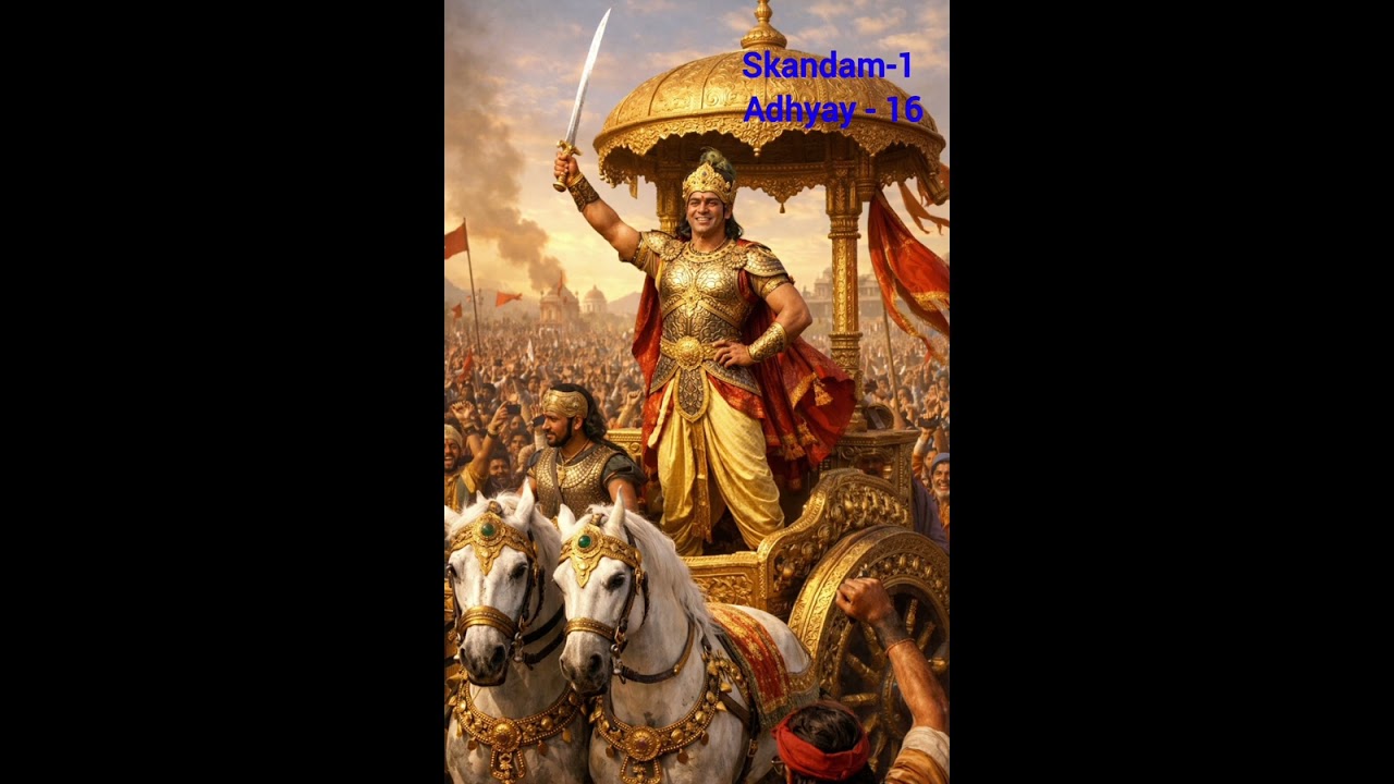 #Srimad  Bhagavatam #Skandam   1 #Adhyay  16 