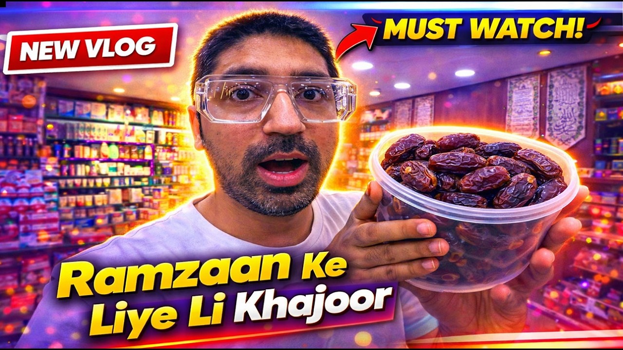 Ramzaan Ke Liye Le Li Itni Saari Khajoor😱