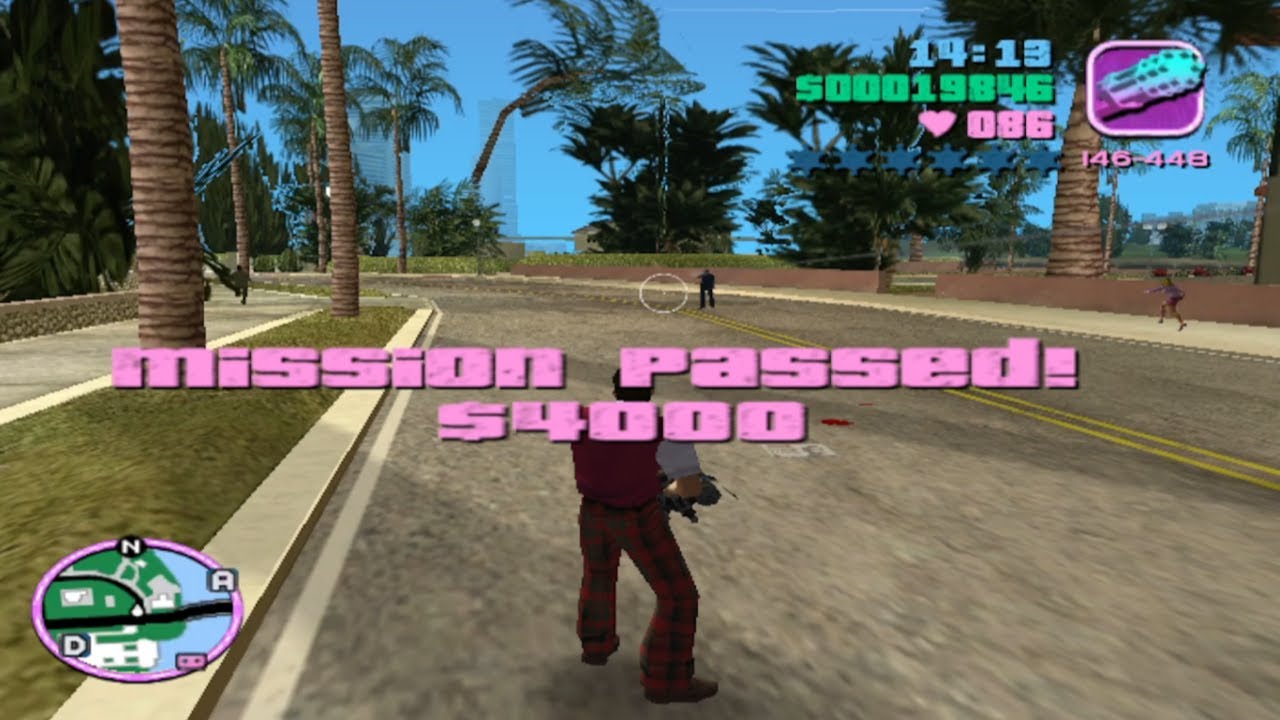 European Gang Member Shootout Mission | GTA Vice City | #gta_vice_city