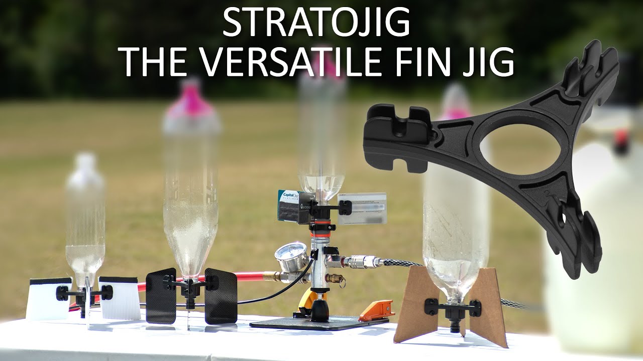 StratoJig the Easy Homemade Fin Mounting Adapter for Water Rockets