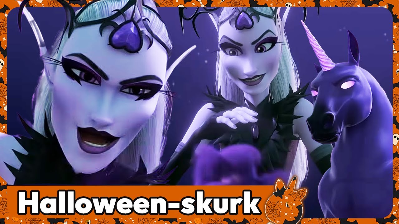 Det är en skurkaktig Halloween på Unicorn Academy  🎃🦄 Enhörningsakademin | Tecknad film för barn