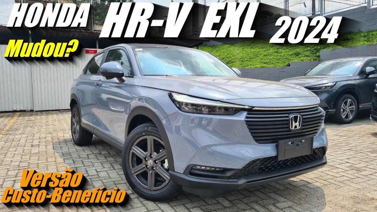 HONDA HR-V EXL 2024. Super equipado e confortável. Será que anda bem? Motor aspirado vale a pena?