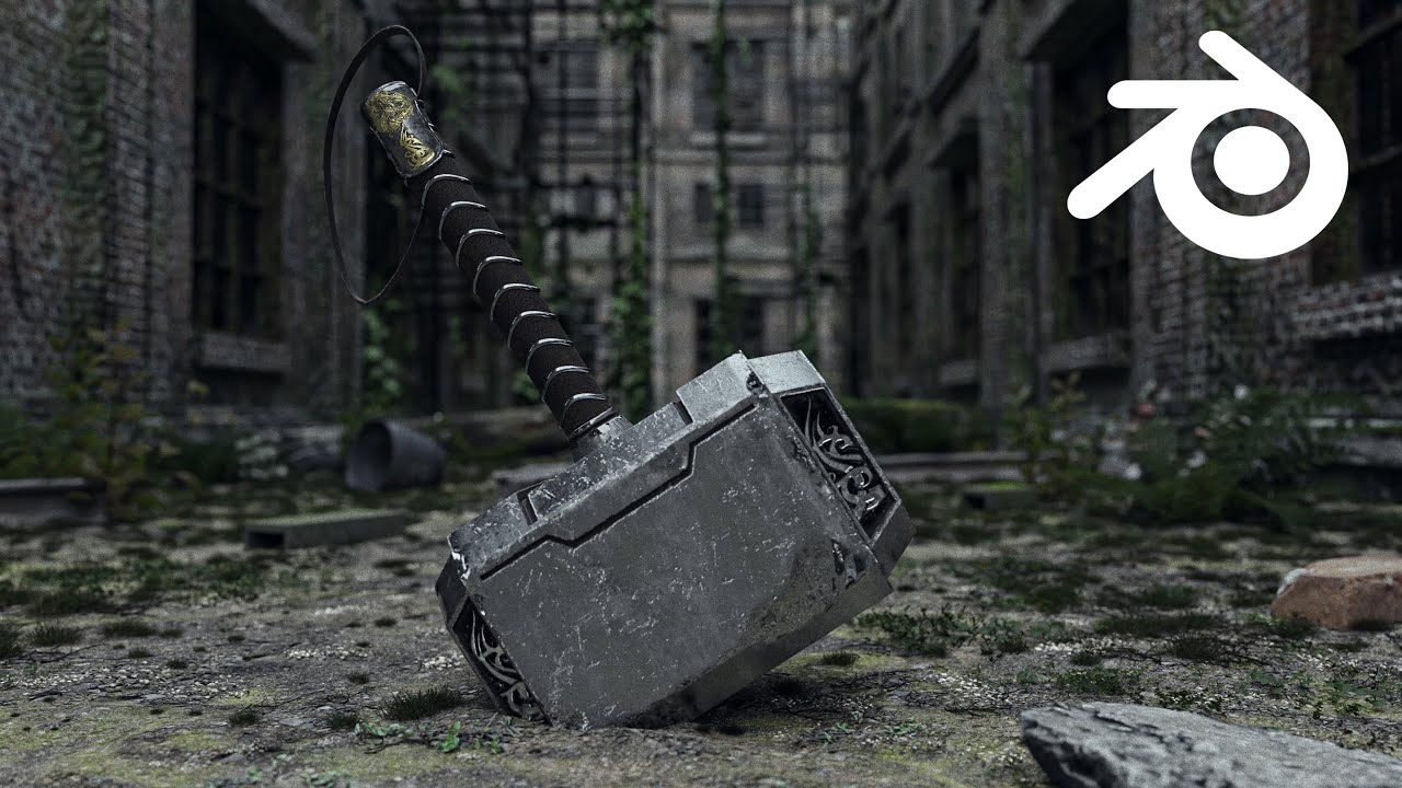 Complete Timelapse of My Abandoned Factory Alley Scene in Blender