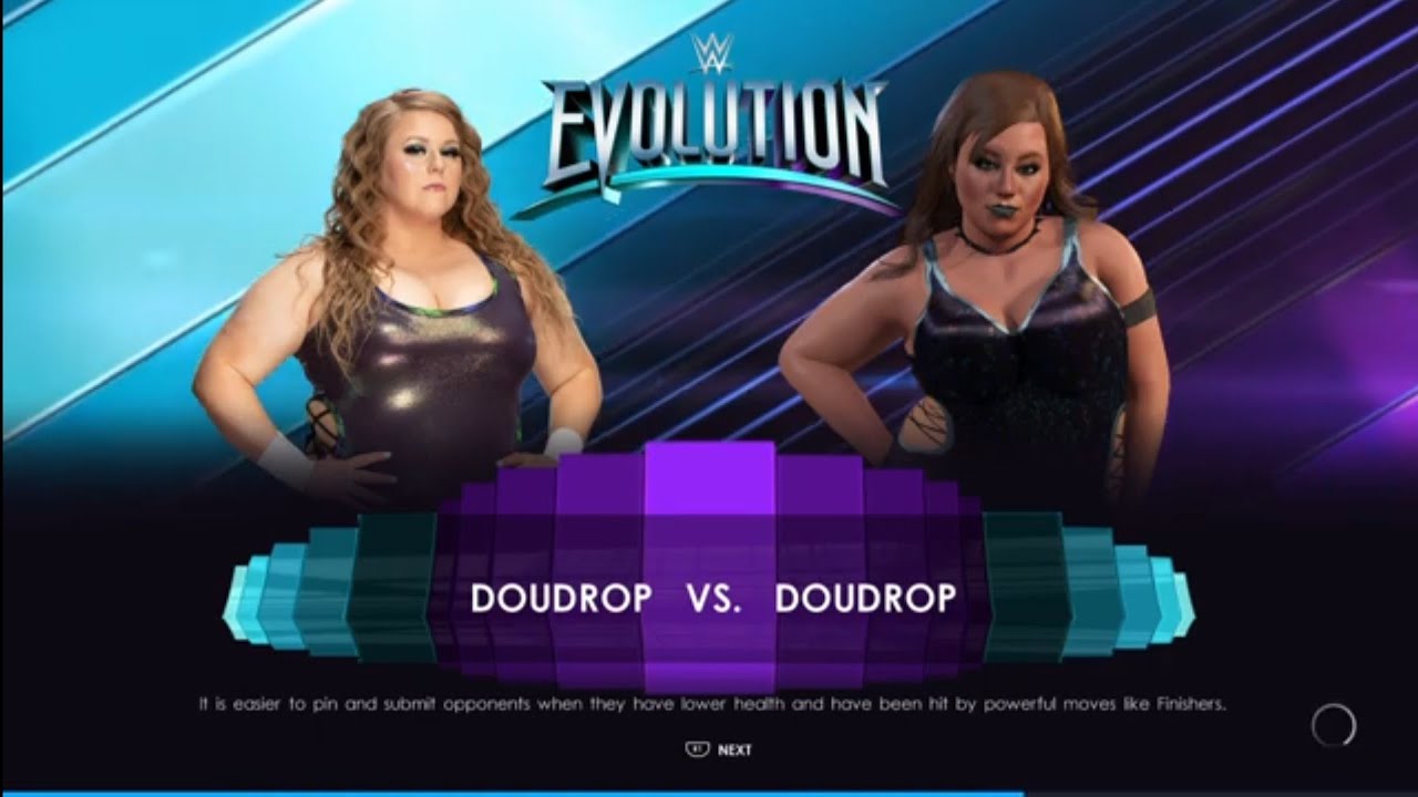 DLC vs Community creations Doudrop. WWE 2K22