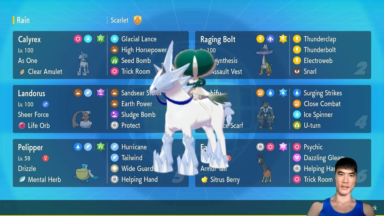 THE PERFECT scenario for this Caly Ice team #pokemonscarletviolet #rankedbattles #calyrex