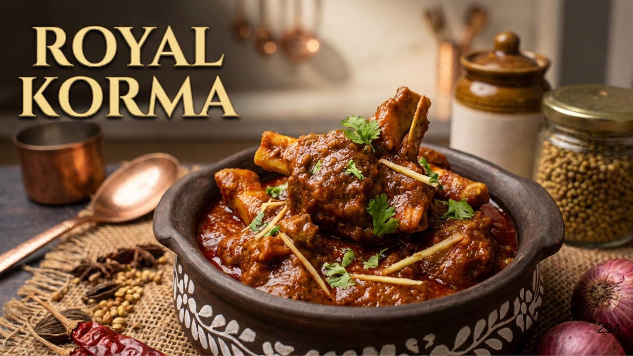 Mutton Jahangiri Korma | Royal Mughlai Mutton Korma Recipe | Chef Ashish Kumar #jahangirimutton