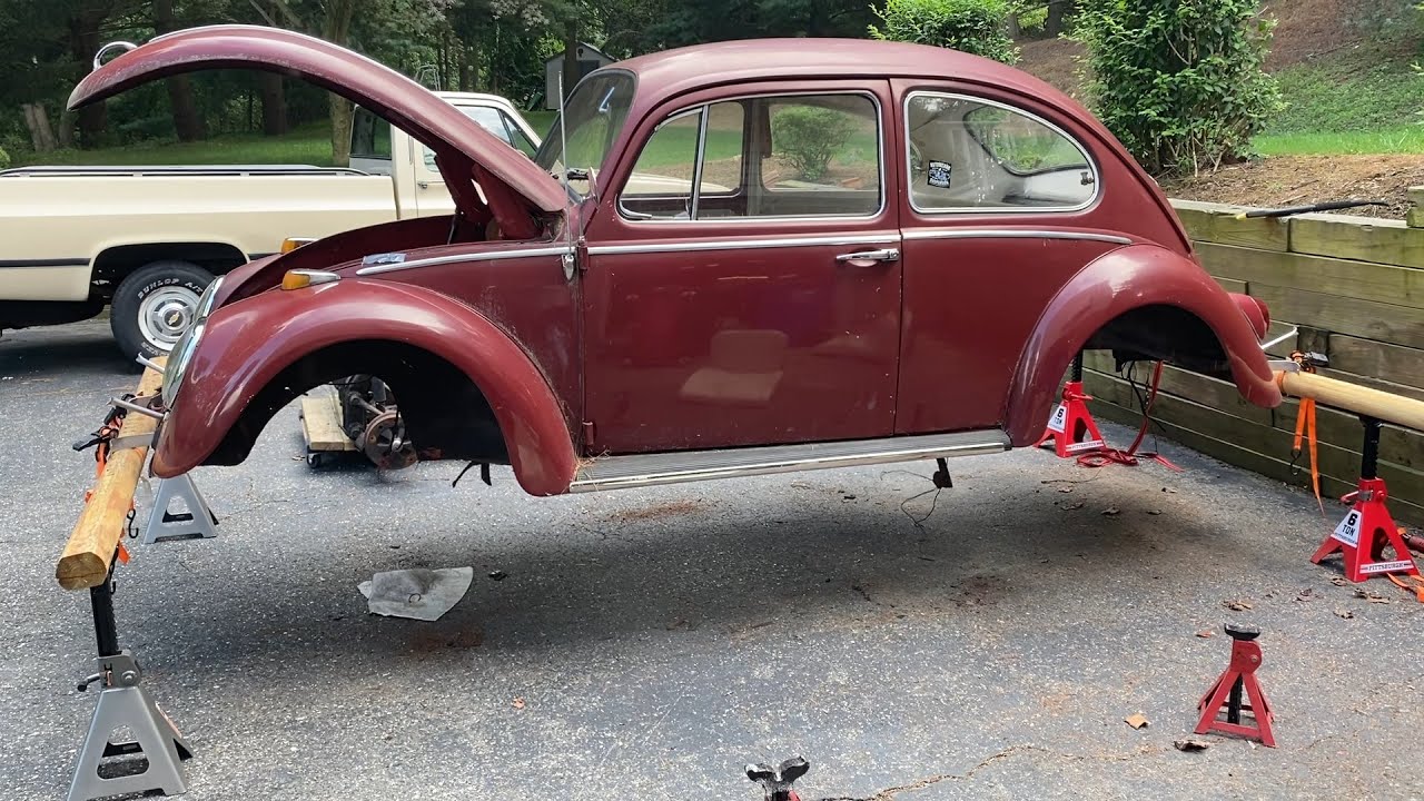 VW Bug Pan removal and adding new pan