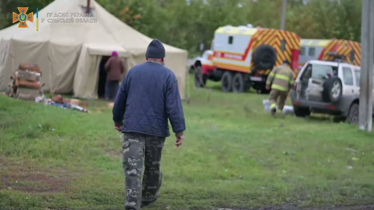 Рятувальники показали наслідки негоди у м. Буринь на Сумщині
