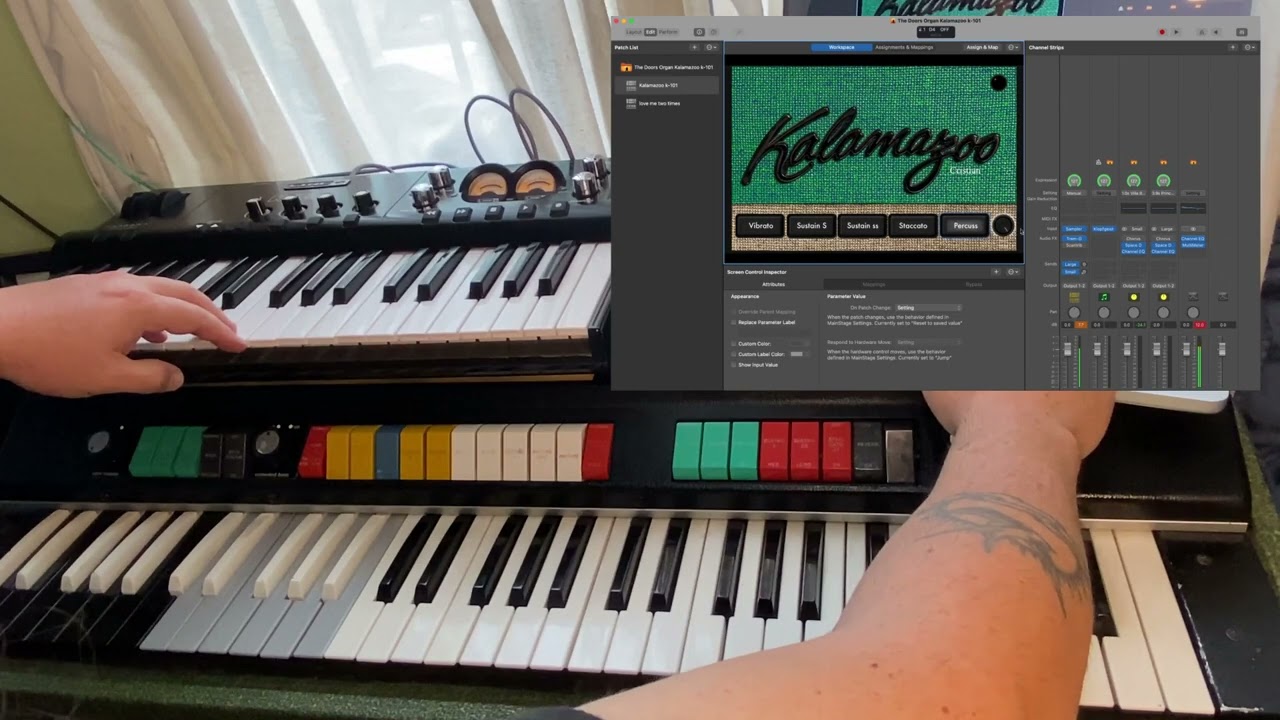 Kalamazoo k101 Gibson G101 Samples Update Organ #organ #mainstage
