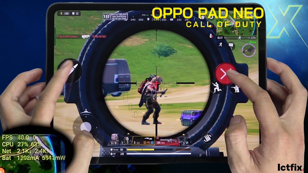Oppo Pad Neo Call of Duty Mobile Gaming test | Helio G99, 90Hz Display