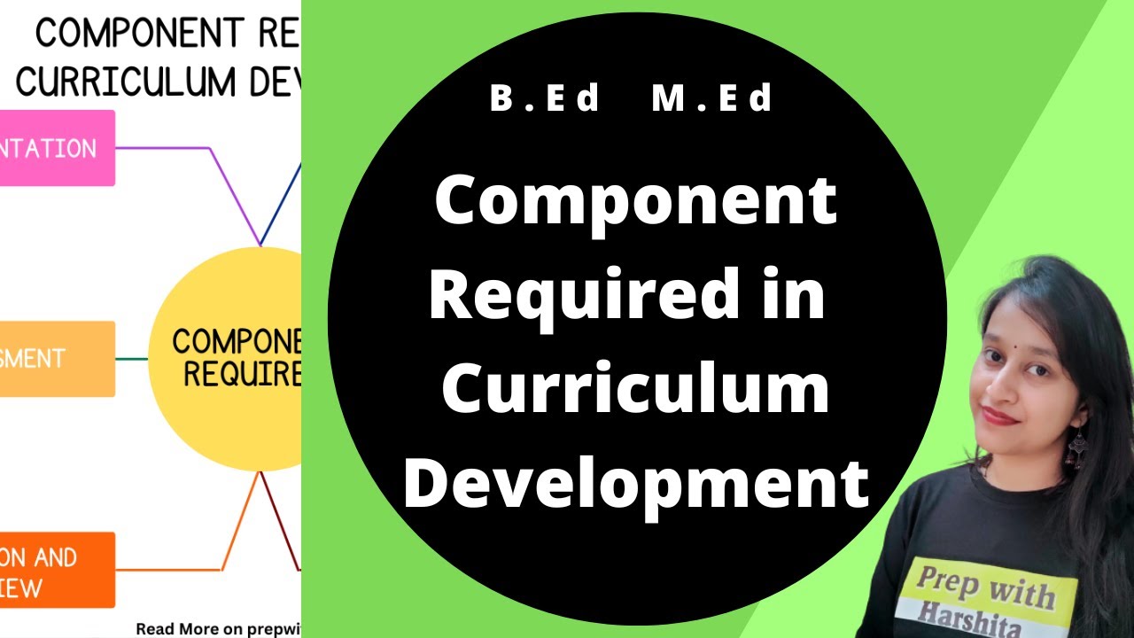 Component Required in Curriculum Development