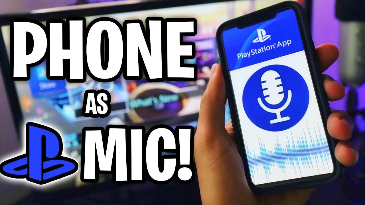 How to Use ANY PHONE as a Mic on PS4 (EASY 2022)