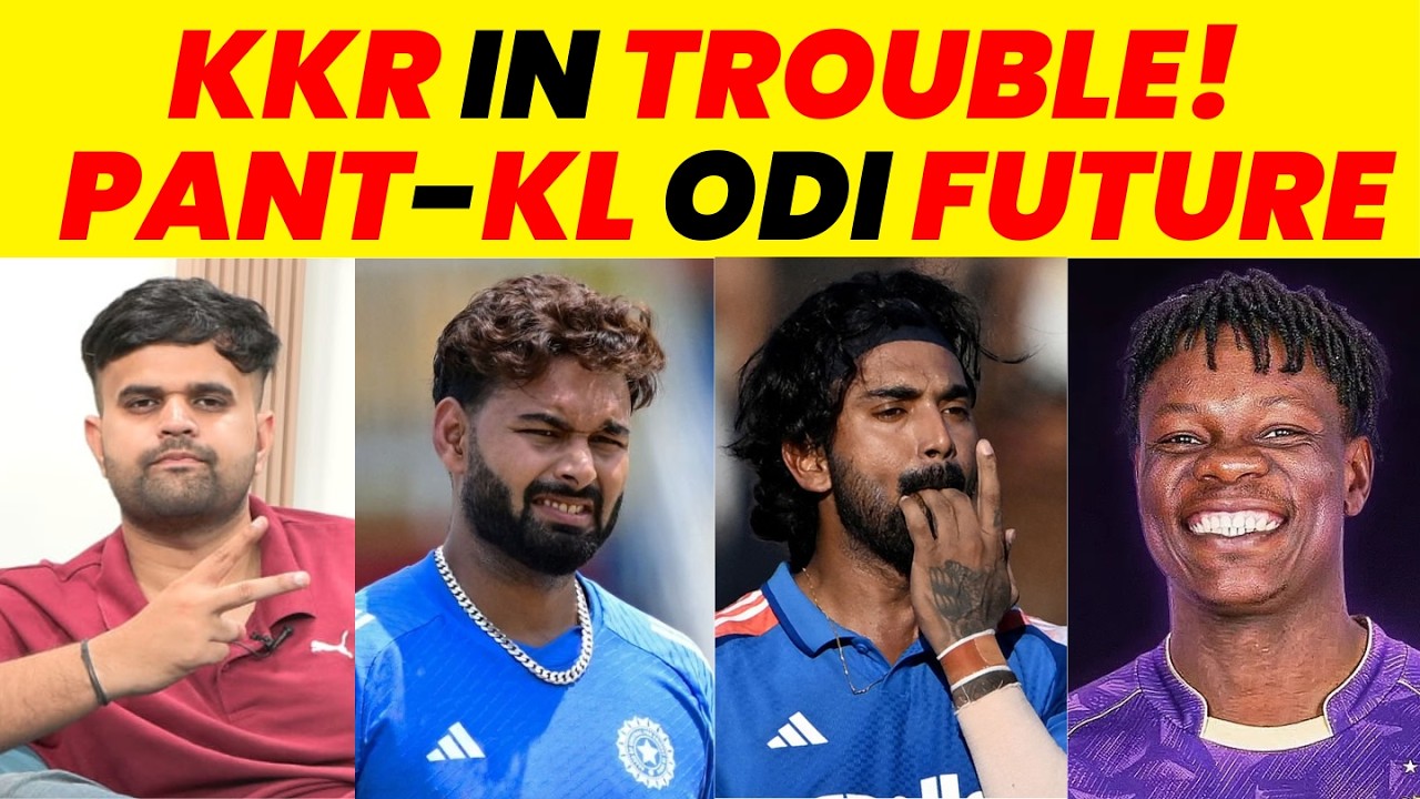 NIGHT SHOW: KKR IN TROUBLE, AGHA VS MEHIDY, PANT-KL ODI FUTURE