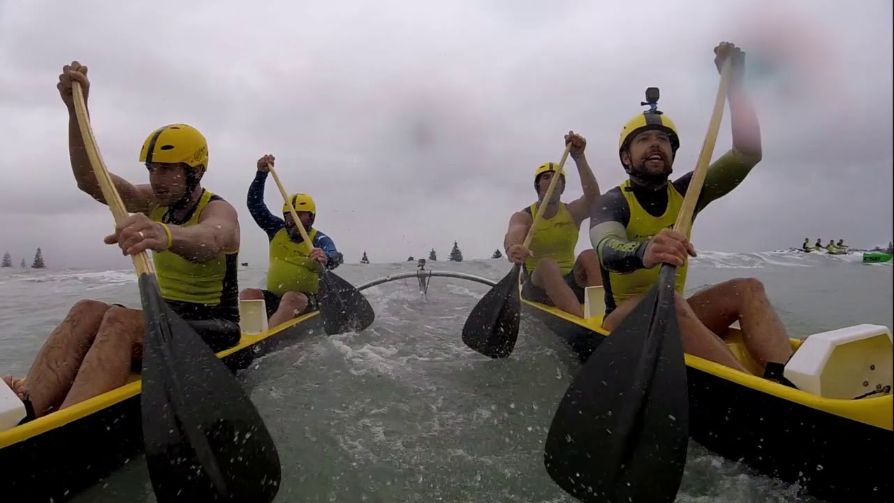 Surf Life Saving Nationals 2018 -  Elite Mens Canoe Short Course