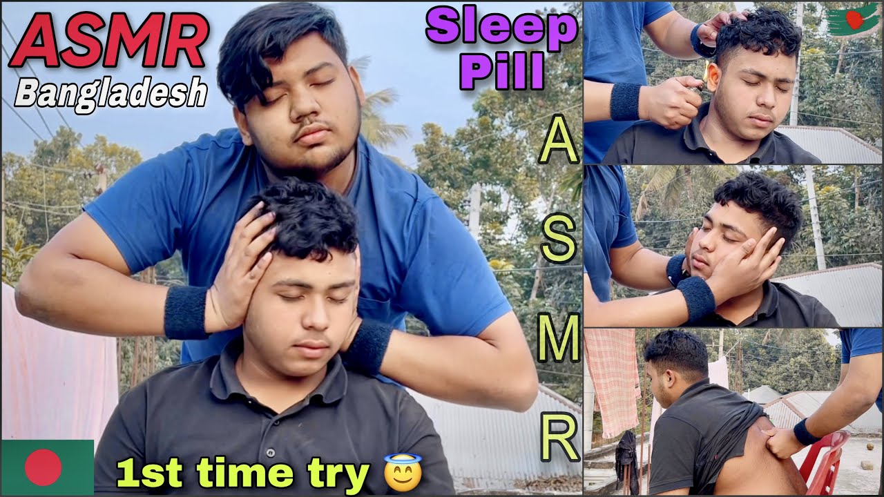 ASMR HAIR-CRACKING Head massage, SKIN Cracking, NECK & NASAL  Cracks💈Fire Ear🔥 (Episode-1) #bd