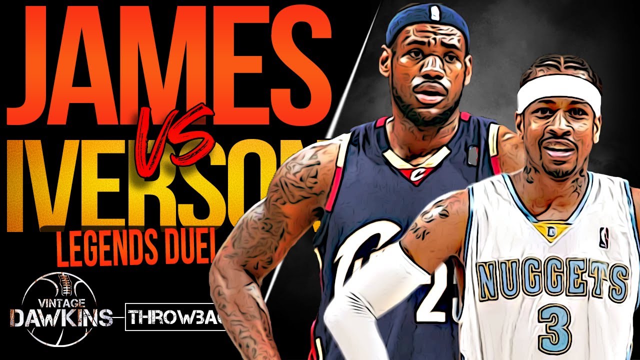Allen Iverson vs LeBron James LEGENDS Duel | Nov 12, 2007 | VintageDawkins