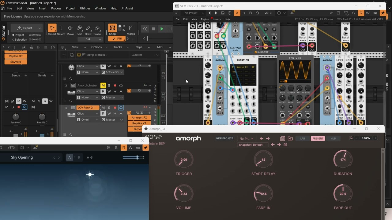 amorph time vst test