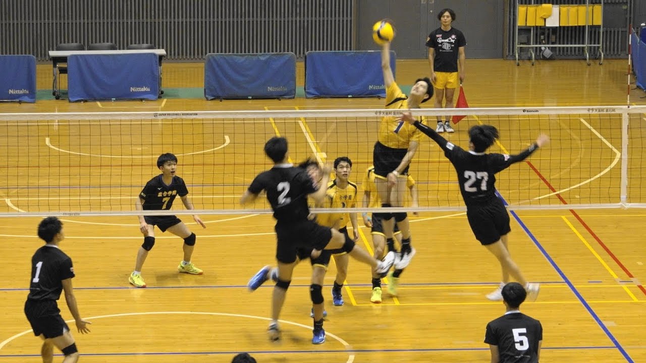 #尾藤大輝 #舛本颯真 駿台学園 vs 中央大学 第2セット 男子バレーボール