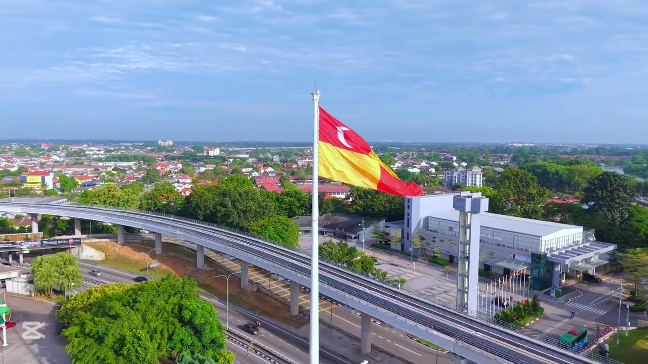 State flag of Selangor #dji #djiair3s #drone