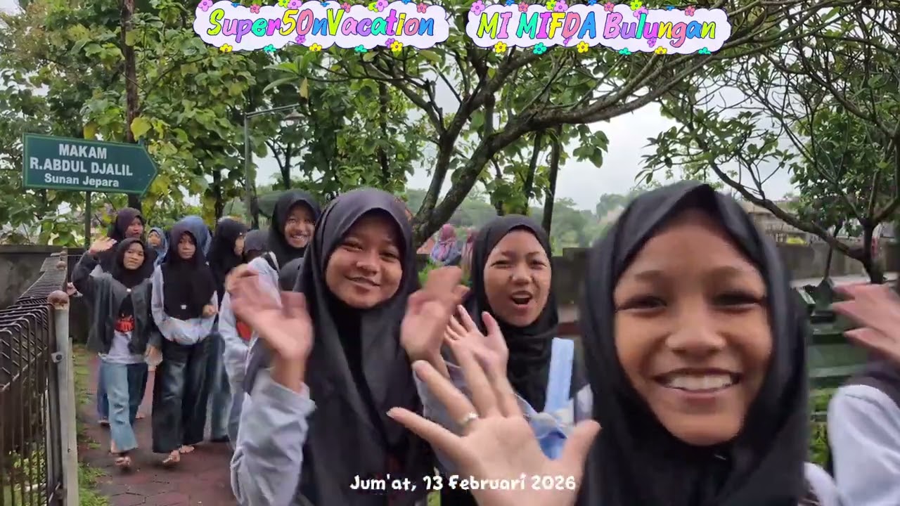 KELAS 5 A,B dan C MI MIFDA BULUNGAN ZIARAH R.ABDUL JALIL (SUNAN JEPARA) DI MAKAM MANTINGAN, JEPARA