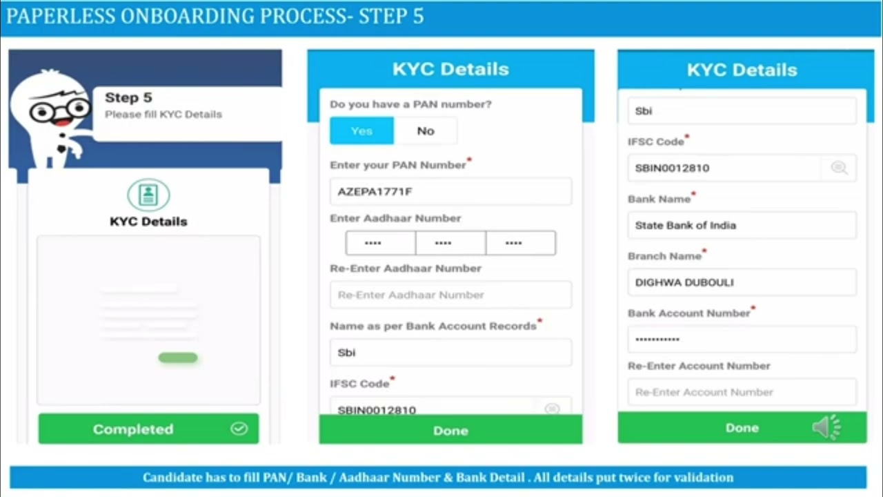 How to create a POP.(Paperless Onboarding process)