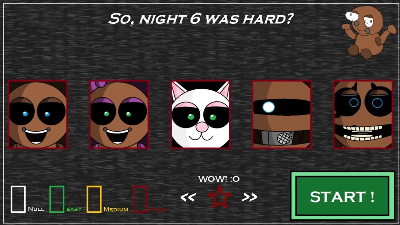 5/20 MODE | FIVE NIGHTS AT COSO: REMAKE (NEW VERSION) | MODO 5/20 | CUSTOM NIGHT | FNAF FAN GAME |
