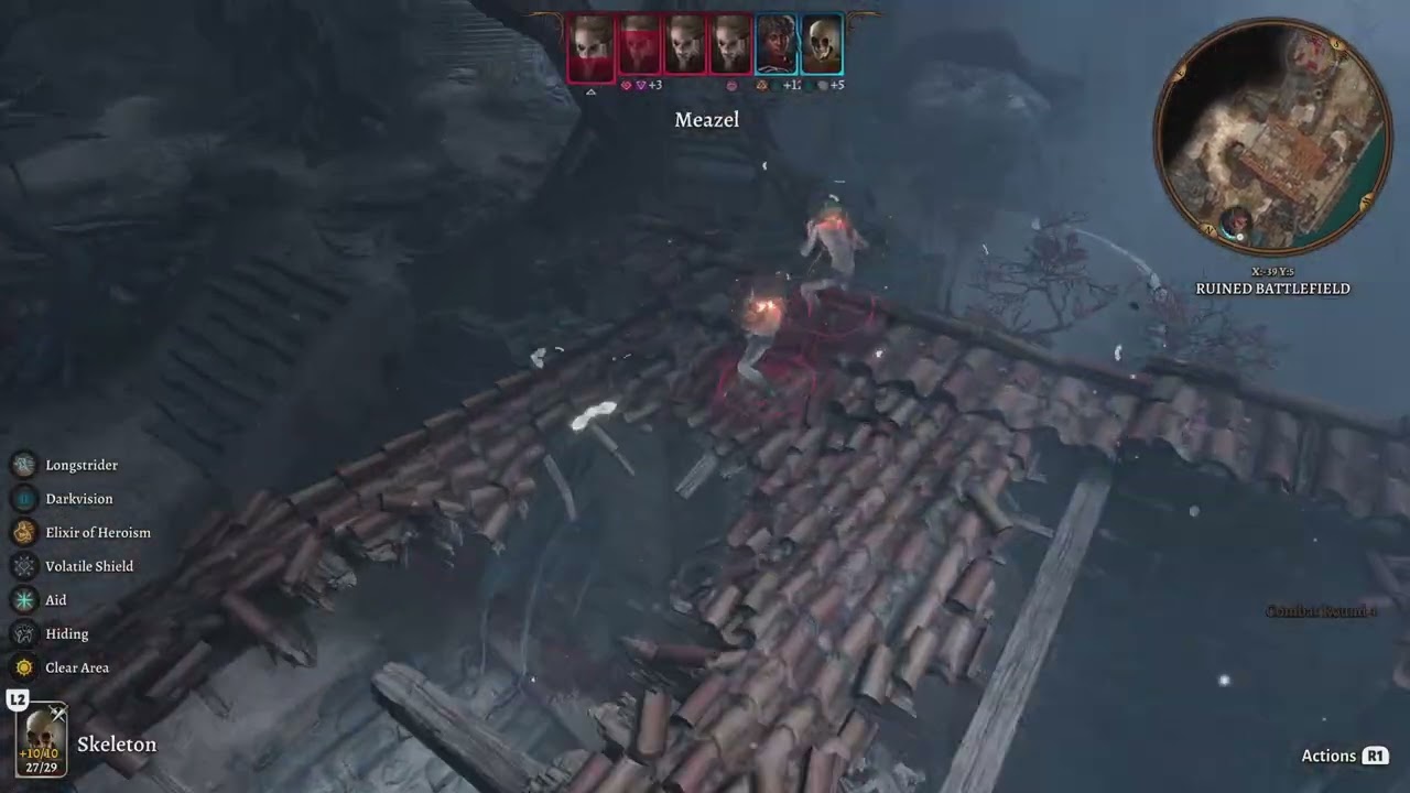 Baldur's Gate 3 - Enchantment Wizard Solo vs Maezels in the Shadow Cursed Lands