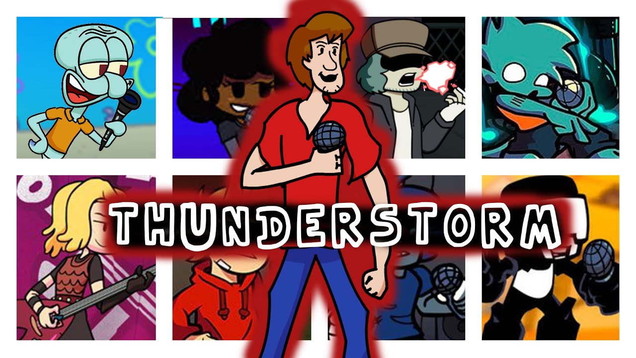 FNF Thunderstorm - But Everyone Is Solving A Mystery | SKEEECH