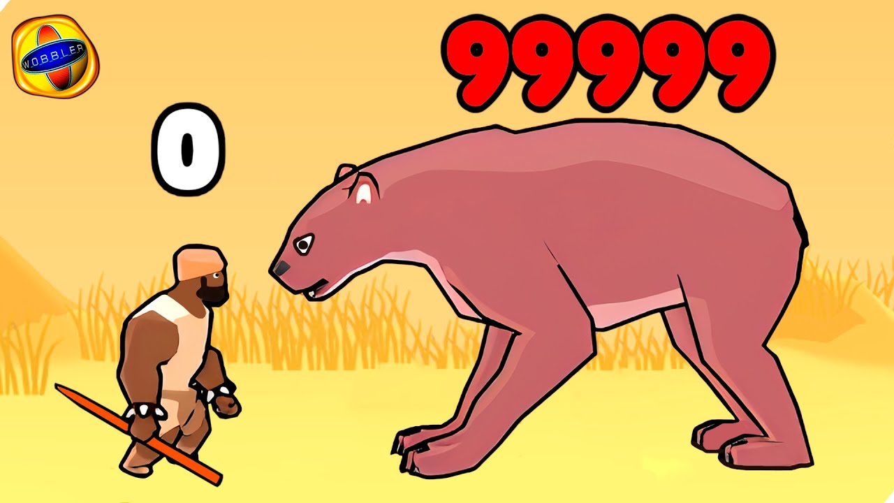 ЭВОЛЮЦИЯ ВЫЖИВАНИЯ ОХОТНИКА В МИРЕ ОПАСНЫХ ЗВЕРЕЙ! Игра Hunter Evolution