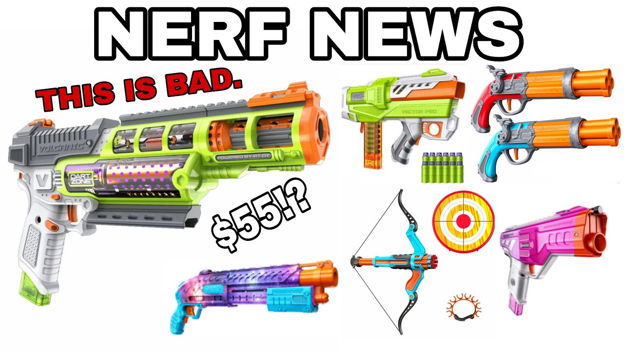 Представлено множество новых бластеров DART ZONE! Я одновременно взволнован и разочарован — Nerf ...