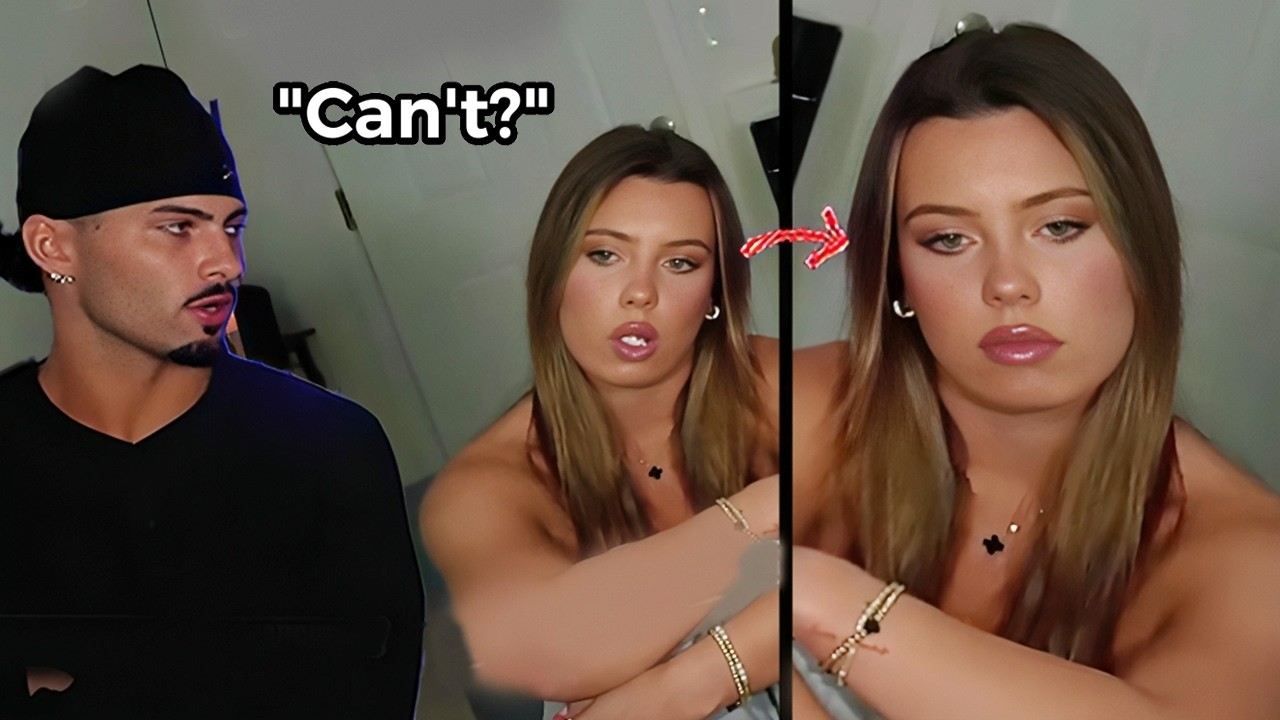 the exact moment guy puts his girl in her place..