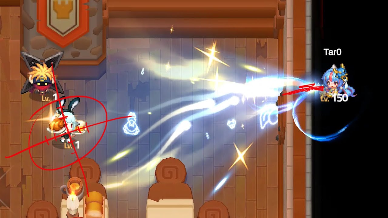 So that's how far Eunha can reach now