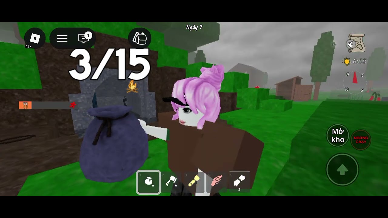99 đêm sinh tồn - Roblox . mở event tặng quà tết play.!