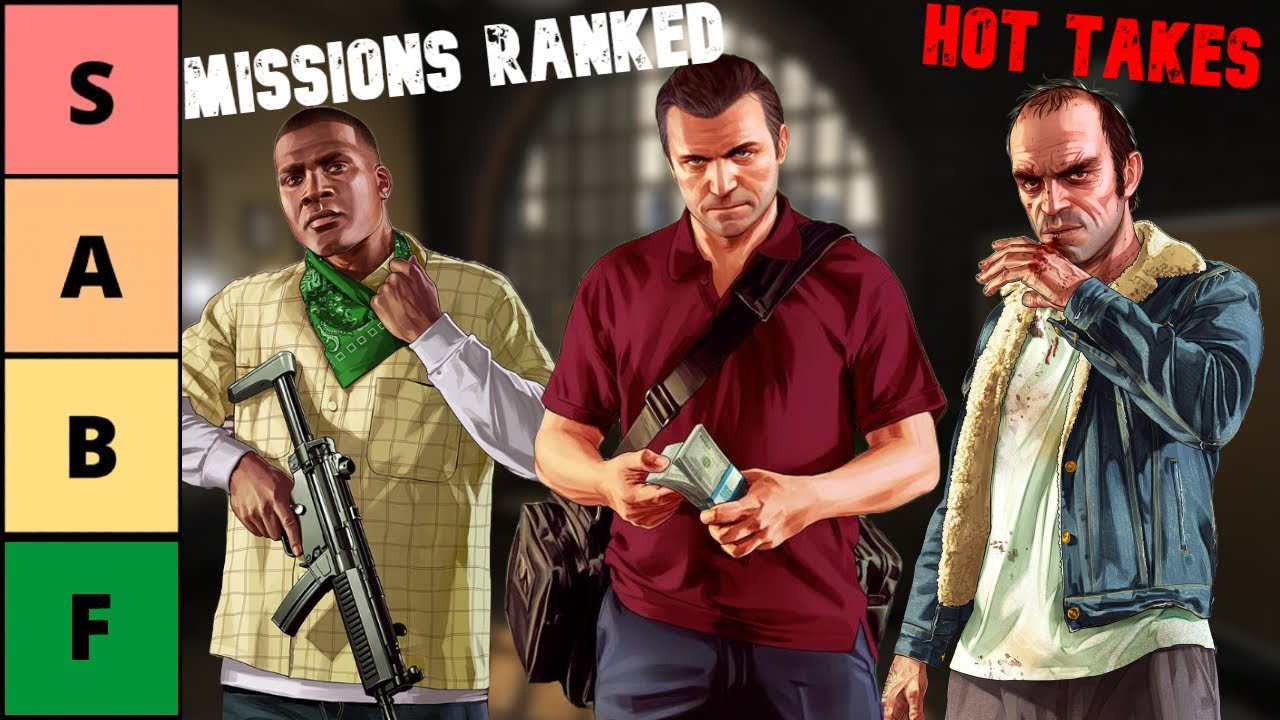 От незабываемых до культовых – рейтинг всех миссий GTA V.