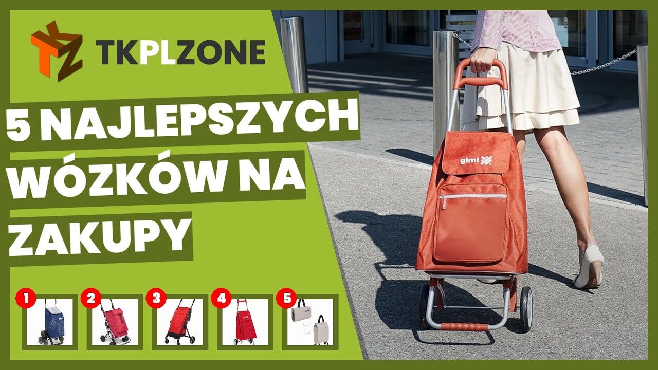 5 najlepszych wózków na zakupy