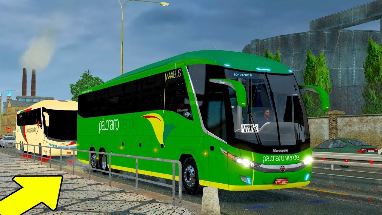 SIMULAÇÃO ao EXTREMO #31 - O TEMPO FECHOU!!  G7 1200 VIAÇÃO PÁSSARO VERDE l Euro Truck Simulator 2