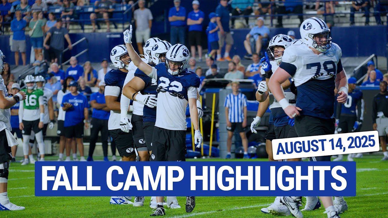 FALL CAMP HIGHLIGHTS | AUGUST 14, 2025 | BYU FOOTBALL