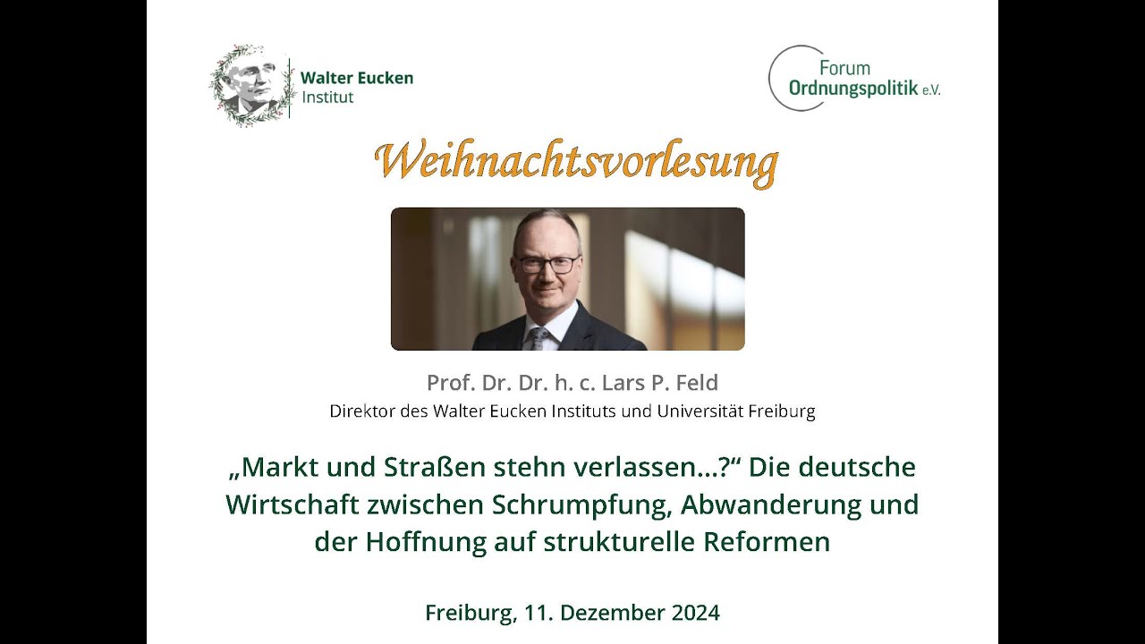 „Markt und Straßen stehn verlassen…?“ Die deutsche Wirtschaft zw. Schrumpfung, Abwanderung und ...