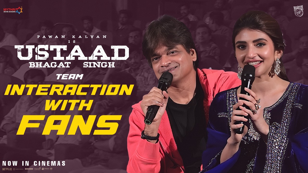 Ustaad Bhagat Singh Team Interaction with Fans | Pawan Kalyan | Sreeleela | Harish Shankar