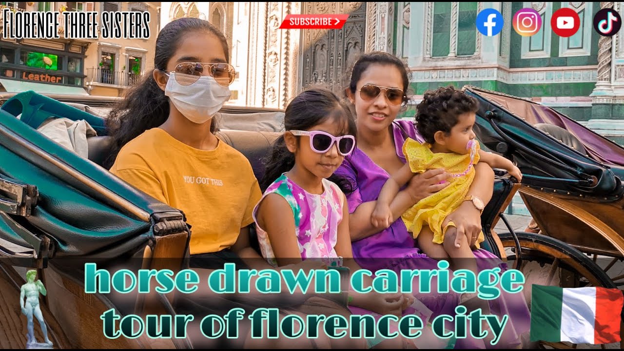 Horse drawn carriage tour of Florence city | Florence Three Sisters