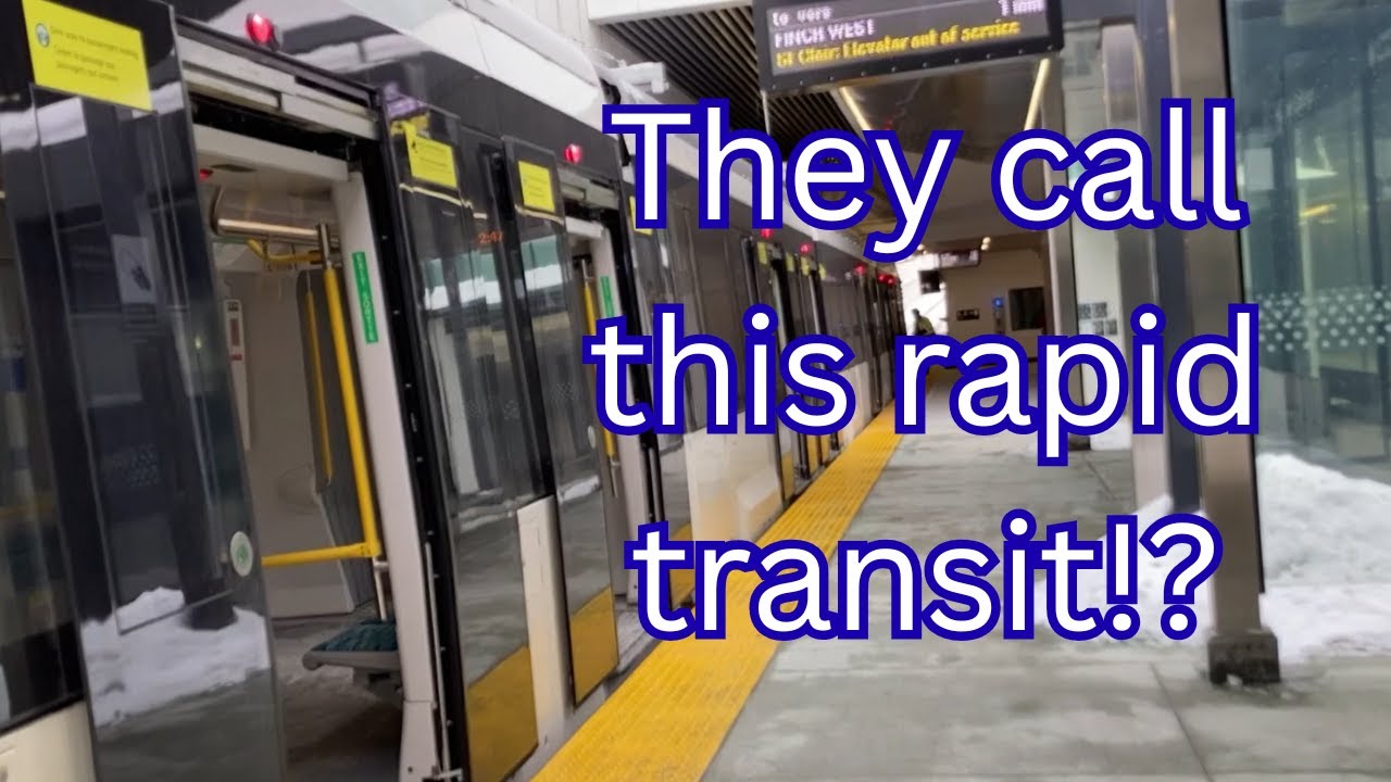 Why the finch west LRT is so bad!