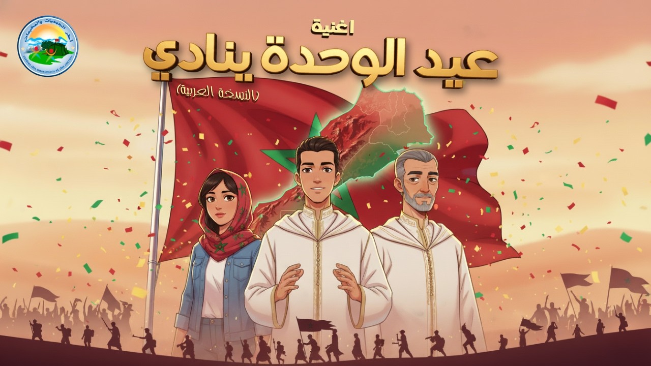 عيد الوحدة ينادي – أغنية وطنية مغربية جديدة | على إيقاع صوت الحسن ينادي | صحراؤنا مغربية إلى الأبد