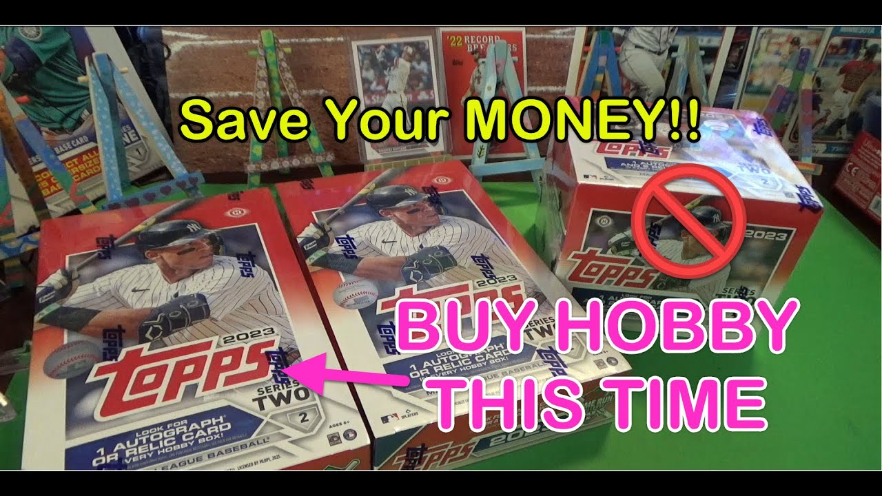 New Release Comparing 2023 Topps Series 2 Jumbo To Hobby Box Which One To BUY!!