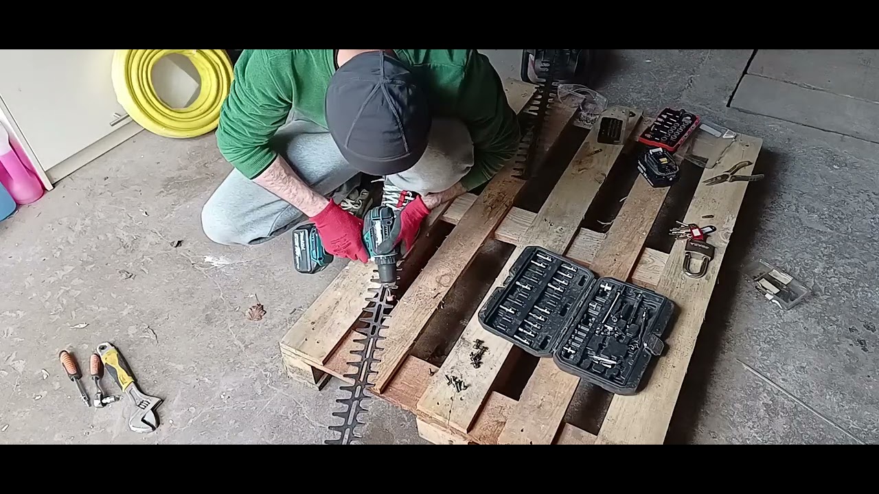 Ostrzenie nożyc do żywopłotu