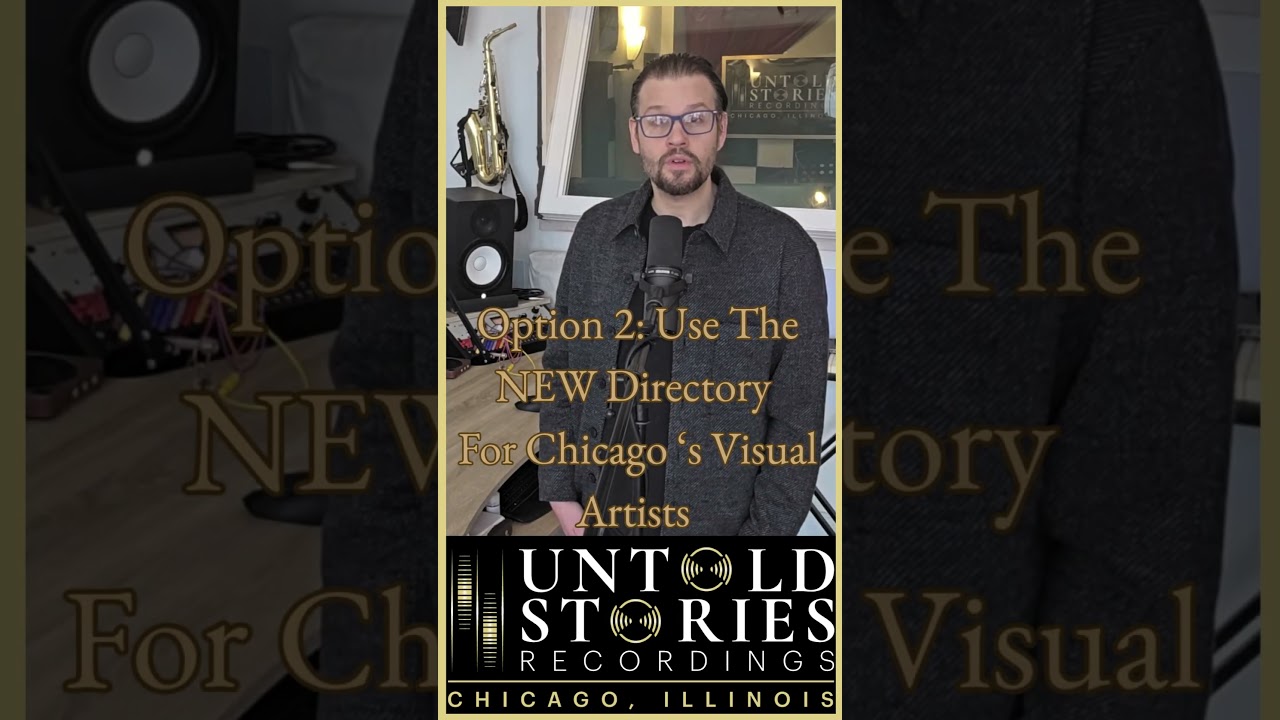 DITCH A.I. ART FOR THE MASTERS & CHICAGO ARTISTS - Untold Stories Recordings - #1 Music Studio
